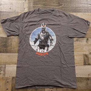 Godzilla Mechagodzilla 1975 Icons of Toho tee shirt men's small‎ gray
